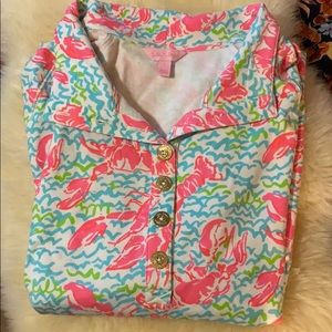 Lilly Pulitzer popover in lobster roll